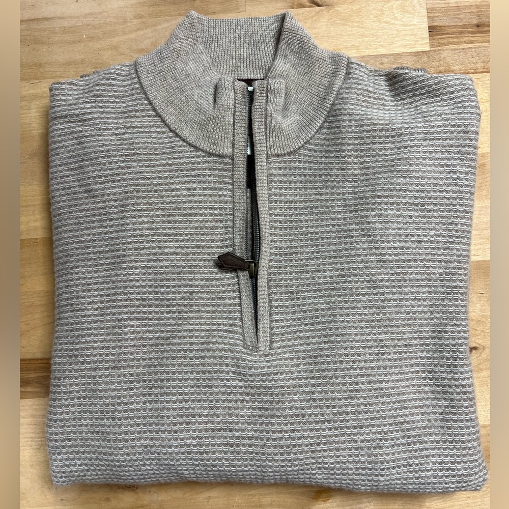 Jos A Bank Zip Sweater
